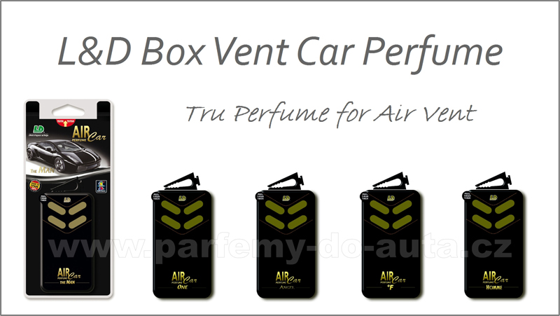 Vůně do auta Box Vent Air Car Perfume - parfém do auta